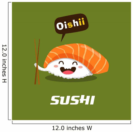 Vector Sushi Cartoon Character Wall Decal
