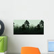 Seamless Landscape Trees and Wall Decal
