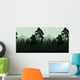 Seamless Landscape Trees and Wall Decal