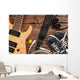 Modern Electric Guitar Wall Decal