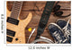 Modern Electric Guitar Wall Decal