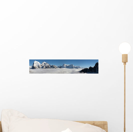 Panoramic Scenery from Gokyo Wall Decal