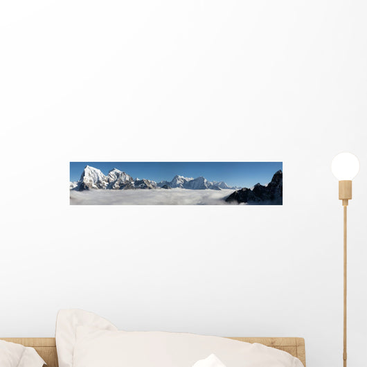 Panoramic Scenery from Gokyo Wall Decal