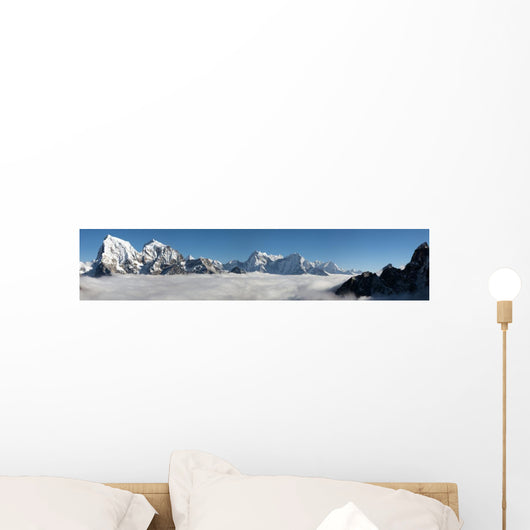 Panoramic Scenery from Gokyo Wall Decal