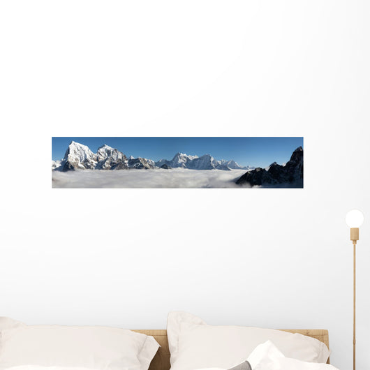 Panoramic Scenery from Gokyo Wall Decal