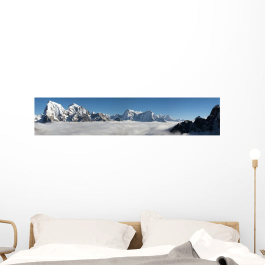 Panoramic Scenery from Gokyo Wall Decal