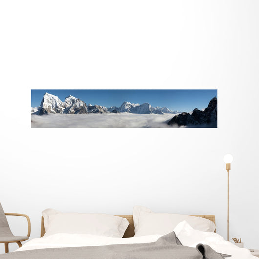 Panoramic Scenery from Gokyo Wall Decal