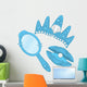 Blue Princess Mermaid Accessories Wall Stickers Wall Decal