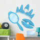 Blue Princess Mermaid Accessories Wall Stickers Wall Decal