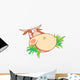 Head Chewing Cow Wall Decal