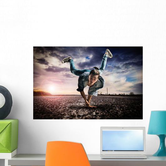 Danseur Breakdance Wall Decal