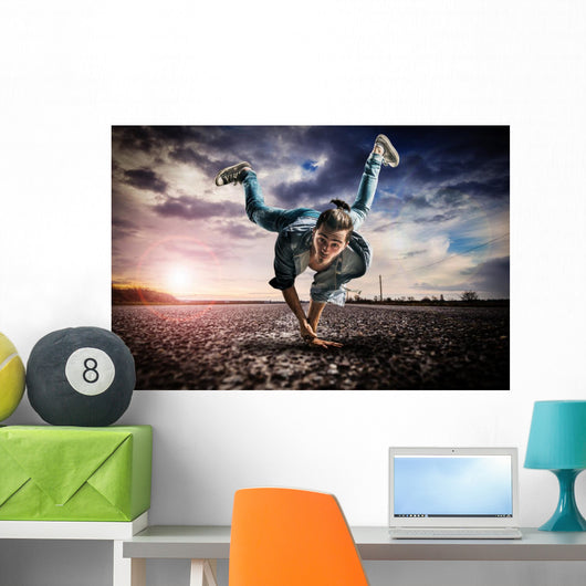 Danseur Breakdance Wall Decal