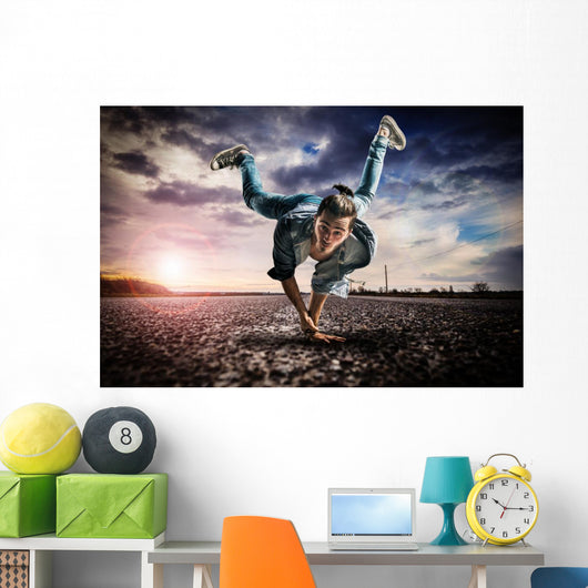 Danseur Breakdance Wall Decal