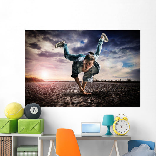 Danseur Breakdance Wall Decal