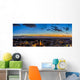 Leipzig Am Abend Panorama Wall Decal