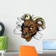 Ram Sports Mascot Breakthrough Wall Decal