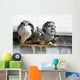 Stone Gargoyle with Funny Wall Decal