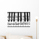 Keyboard Grand Piano Wall Decal