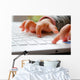 Child with Computer Wall Decal