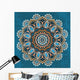 Abstract Ethnic round Ornament Wall Decal
