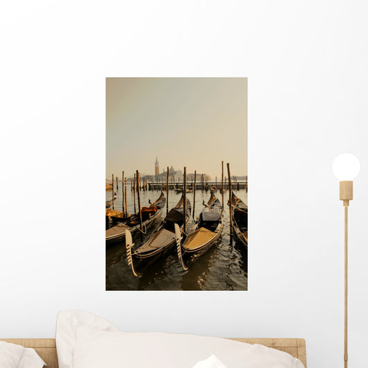 Venice Gondolas Grand Canal Wall Decal