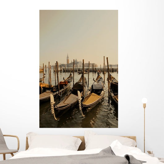 Venice Gondolas Grand Canal Wall Decal