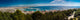 Aerial Panoramic Palma Mallorca Wall Decal