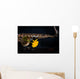 Saxophone with Flower Wall Decal