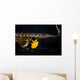 Saxophone with Flower Wall Decal