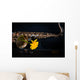Saxophone with Flower Wall Decal