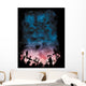 Horror Skulls and Cemetery Wall Decal
