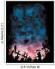Horror Skulls and Cemetery Wall Decal