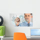 Planning Businessman Showing Database Wall Decal