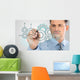 Planning Businessman Showing Database Wall Decal