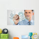 Planning Businessman Showing Database Wall Decal