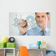 Planning Businessman Showing Database Wall Decal