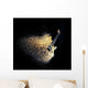 Electric Guitar Natural Wood Wall Decal
