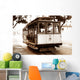 Old Tram Wall Decal