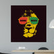 Lion head. Vector background. Poster Wall Mural