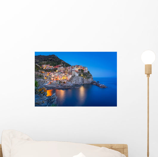 Manarola Town Coast Ligurian Wall Decal
