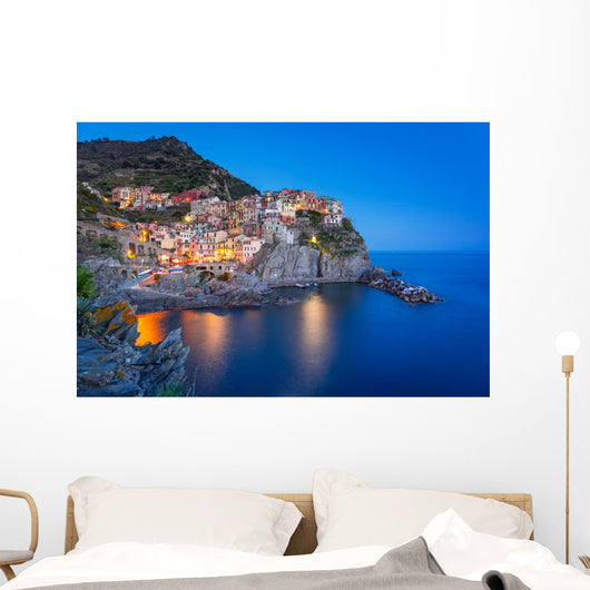 Manarola Town Coast Ligurian Wall Decal