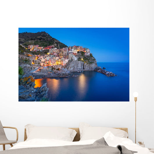 Manarola Town Coast Ligurian Wall Decal