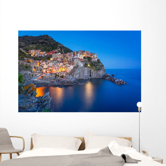 Manarola Town Coast Ligurian Wall Decal