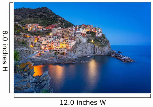 Manarola Town Coast Ligurian Wall Decal