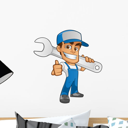 Thumbs up Mechanic Wall Decal