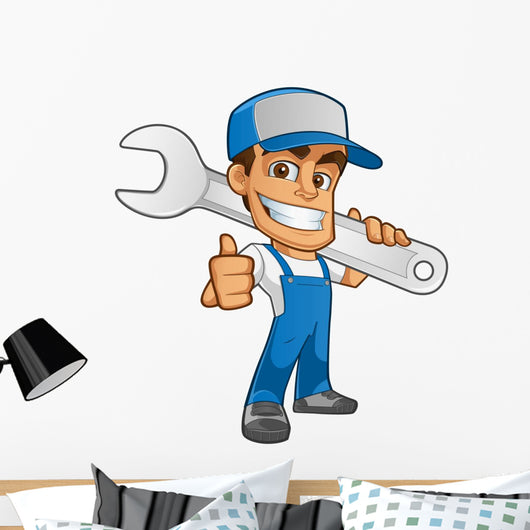 Thumbs up Mechanic Wall Decal