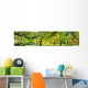 Park Spring Time Wall Decal Panoramic Wall Decal