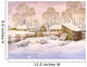 Watercolor Landscape Old Winter Wall Decal