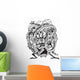 Hand Drawn Monster Rock Wall Decal