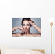 Beautiful Woman with Stylish Wall Decal